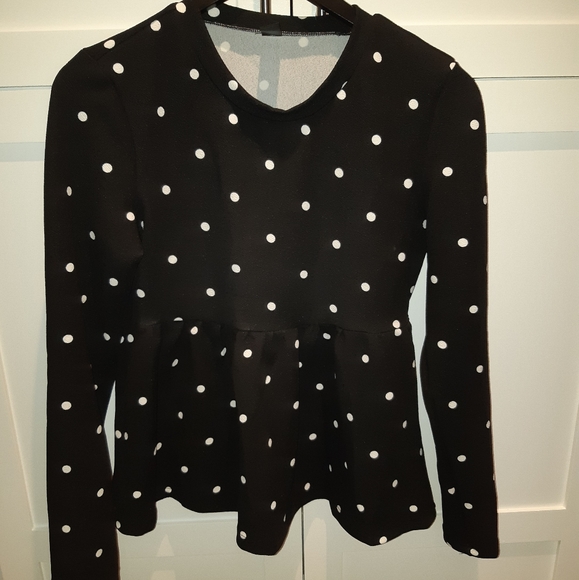 Brand New Shein Polka Dot Peplum Top - Picture 6 of 10